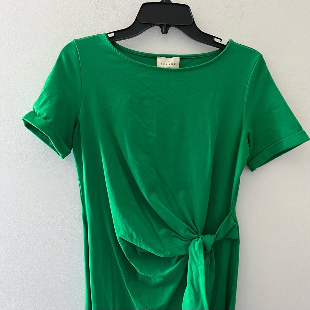 Sezane Pippa Dress Green S - Picture 3 of 8